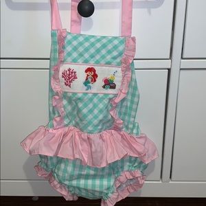 2/$40 Busy bees smocked Ariel one piece swimming